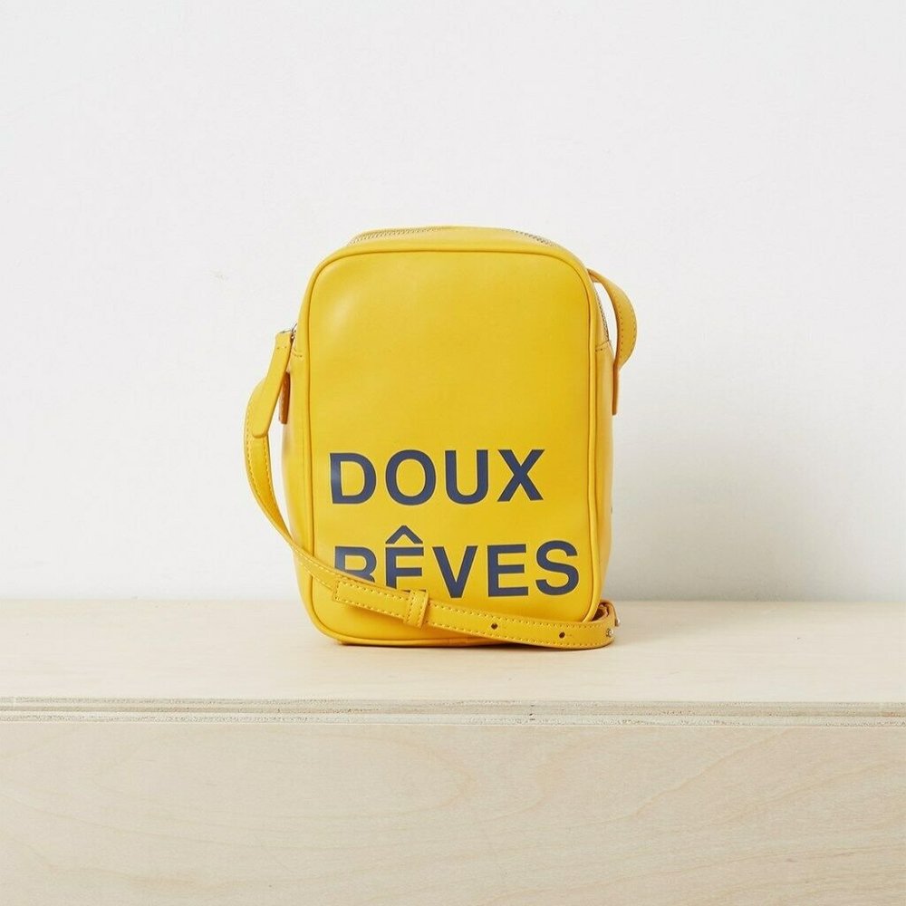 French Connection Addie Slogan Camera Bag